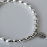 HASHIBAMI 【HB2102213 HASHIBAMI 天然石 シルバー ブレスレット ※俵型】 シルバー