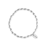 HASHIBAMI 【HB2102213 HASHIBAMI 天然石 シルバー ブレスレット ※俵型】 シルバー