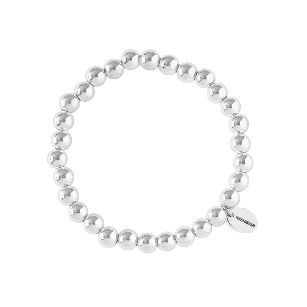 HASHIBAMI 【HB2102221 HASHIBAMI 天然石 シルバー ブレスレット ※6mm