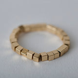 HASHIBAMI 【HB2102230 HASHIBAMI 天然石 ゴールド リング ※立方体】 ゴールド