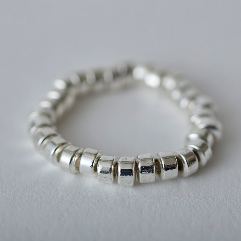 HASHIBAMI 【HB2102231 HASHIBAMI 天然石 シルバー リング ※ドーナツ(小)】 シルバー