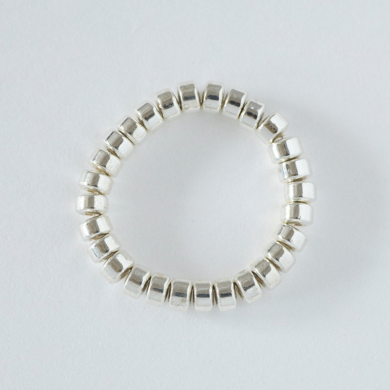 HASHIBAMI 【HB2102231 HASHIBAMI 天然石 シルバー リング ※ドーナツ(小)】 シルバー