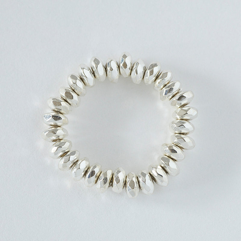 HASHIBAMI 【HB2102233 HASHIBAMI 天然石 シルバー リング ※円盤型】 シルバー