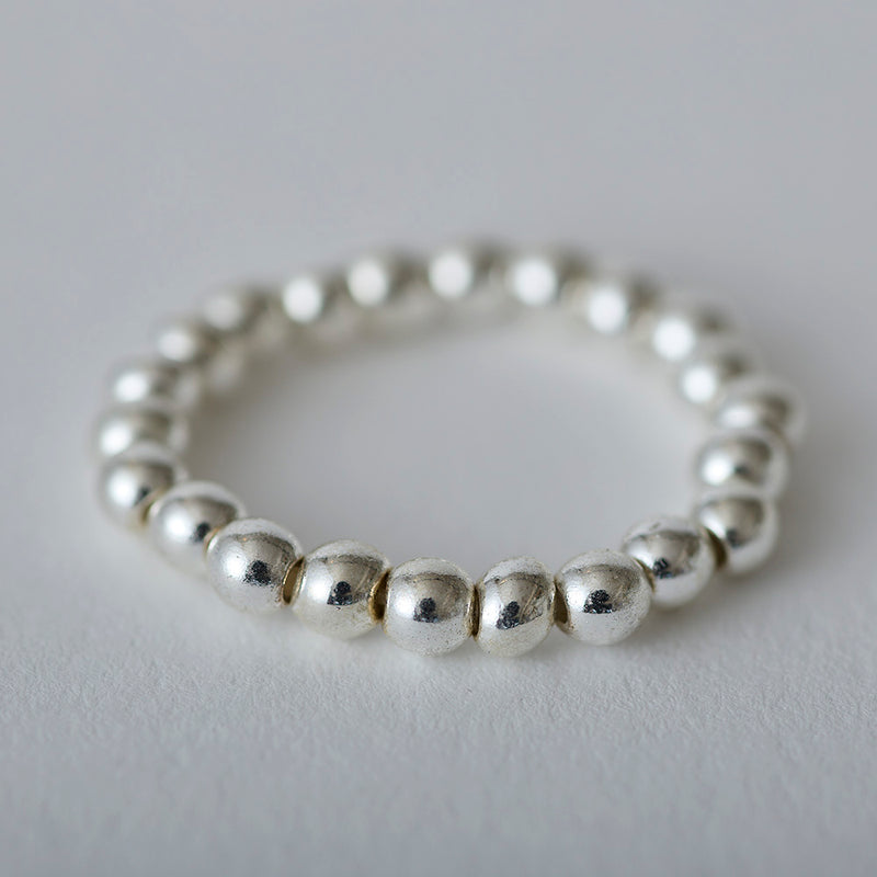 HASHIBAMI 【HB2102236 HASHIBAMI 天然石 シルバー リング ※3mm玉】 シルバー