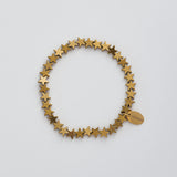 HASHIBAMI 【HB2102276 HASHIBAMI 天然石 ブレスレット ※星型6mm】 ゴールド