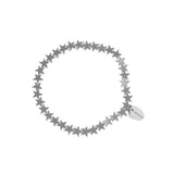 HASHIBAMI 【HB2102276 HASHIBAMI 天然石 ブレスレット ※星型6mm】 シルバー