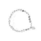 HASHIBAMI 【HB2102277 HASHIBAMI 天然石 ブレスレット ※平丸型6mm】 シルバー