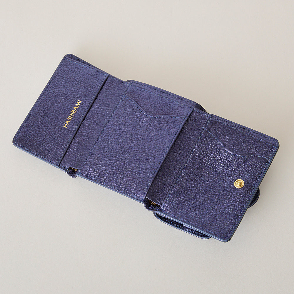 HASHIBAMI【Ha-1706-410 ニュー ジーン ミニウォレット】ミッドナイト
