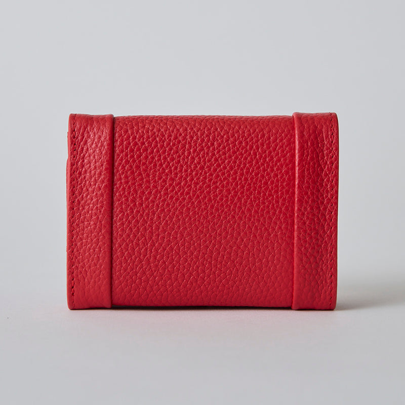 HASHIBAMI 【Ha-1711-453 ニュー ラウンドフォルム ミニウォレット】レッド