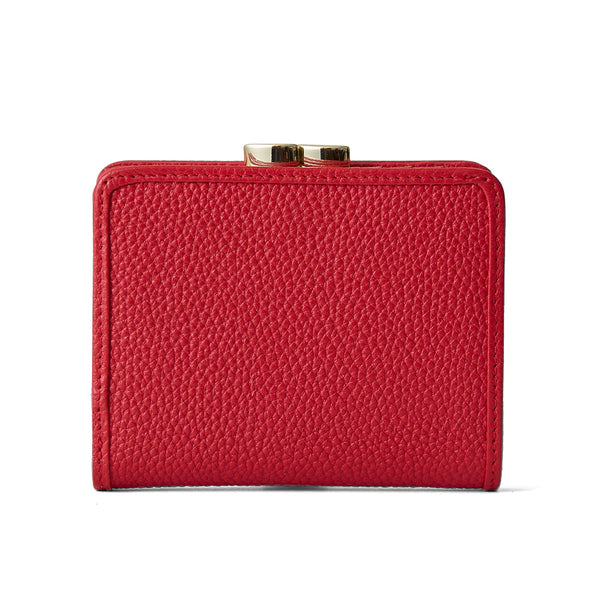 ◆CORRECT限定◆ HASHIBAMI【Ha-2104-311 エイチビー ガマグチ ハーフ ウォレット】レッド