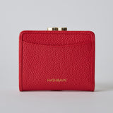 ◆CORRECT限定◆ HASHIBAMI【Ha-2104-311 エイチビー ガマグチ ハーフ ウォレット】レッド