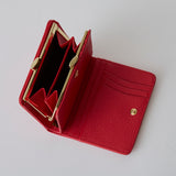 ◆CORRECT限定◆ HASHIBAMI【Ha-2104-311 エイチビー ガマグチ ハーフ ウォレット】レッド
