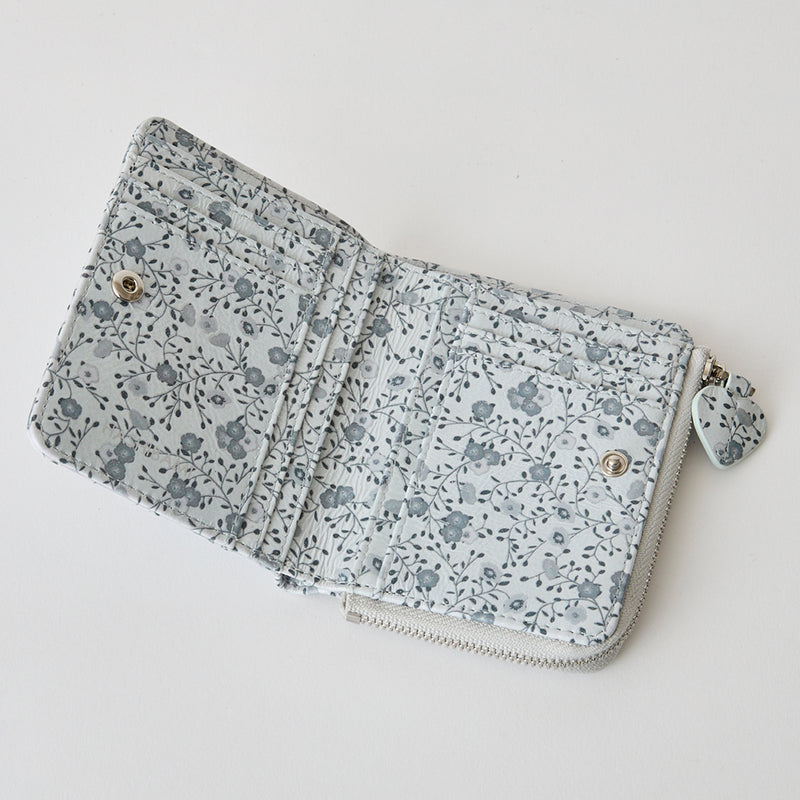 ◆CORRECT限定◆HASHIBAMI 【Ha-2410-319 グリント ジップ ハーフウォレット】フローラル