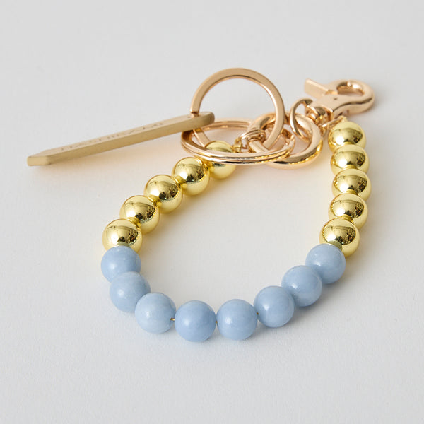 ◆CORRECT限定◆HASHIBAMI【Ha-2410-340 オルビット ×ゴールドビーズ スマホハンドストラップ】エンジェライト