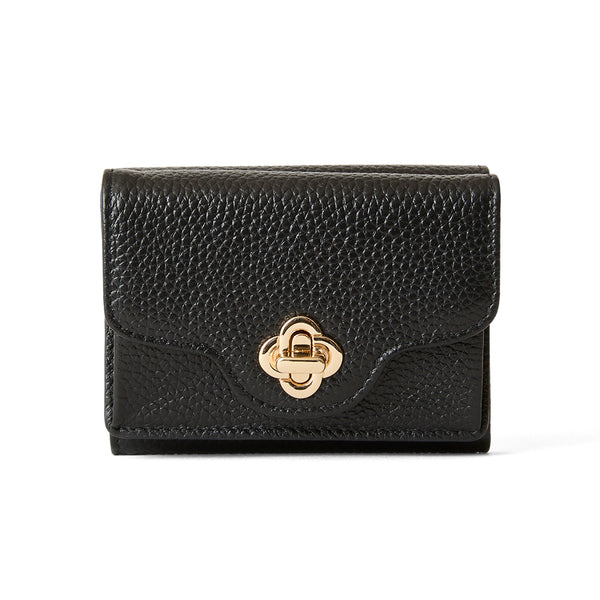 ◆CORRECT限定◆HASHIBAMI【Ha-2502-201 ひねり金具 ミニウォレット】ブラック