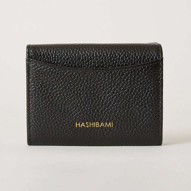 ◆CORRECT限定◆HASHIBAMI【Ha-2502-201 ひねり金具 ミニウォレット】ブラック