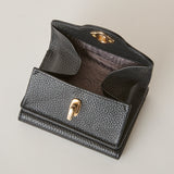 ◆CORRECT限定◆HASHIBAMI【Ha-2502-201 ひねり金具 ミニウォレット】ブラック