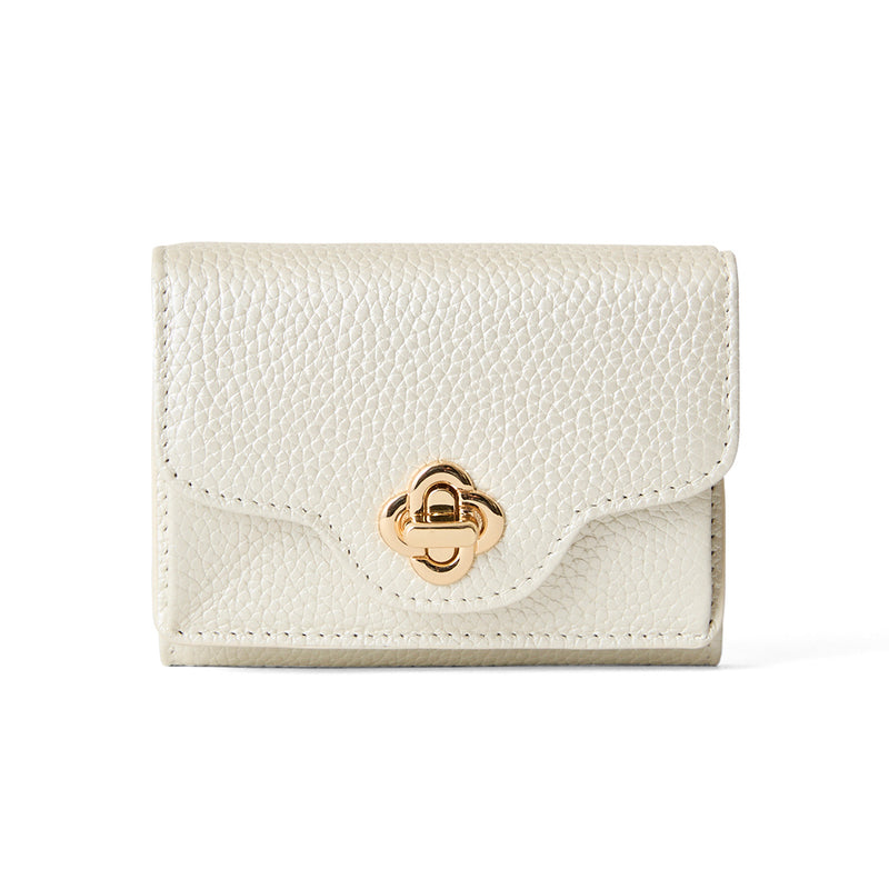 ◆CORRECT限定◆HASHIBAMI【Ha-2502-201 ひねり金具 ミニウォレット】シャンパン