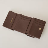 ◆CORRECT限定◆HASHIBAMI【Ha-2502-201 ひねり金具 ミニウォレット】ダークブラウン