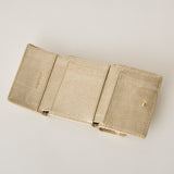 ◆CORRECT限定◆HASHIBAMI【Ha-2502-201 ひねり金具 ミニウォレット】ゴールド