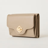 ◆CORRECT限定◆HASHIBAMI【Ha-2502-201 ひねり金具 ミニウォレット】グレーベージュ