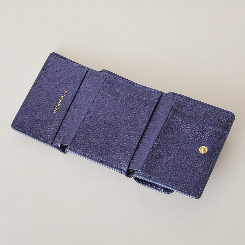 ◆CORRECT限定◆HASHIBAMI【Ha-2502-201 ひねり金具 ミニウォレット】ミッドナイト