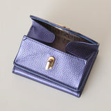 ◆CORRECT限定◆HASHIBAMI【Ha-2502-201 ひねり金具 ミニウォレット】ミッドナイト