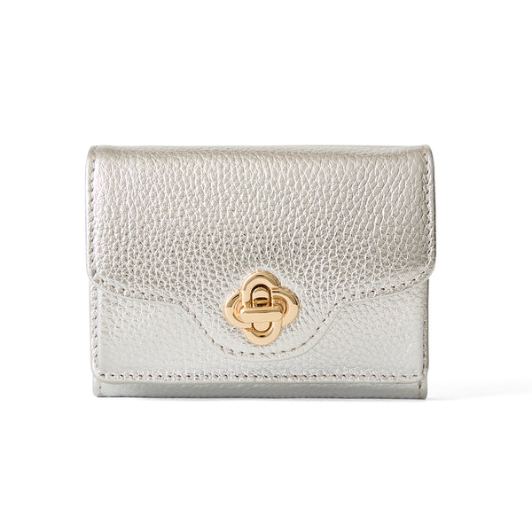 ◆CORRECT限定◆HASHIBAMI【Ha-2502-201 ひねり金具 ミニウォレット】シルバー