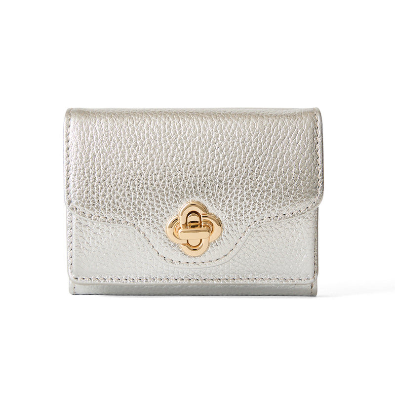 ◆CORRECT限定◆HASHIBAMI【Ha-2502-201 ひねり金具 ミニウォレット】シルバー