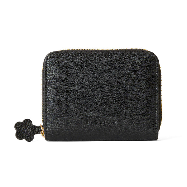 ◆CORRECT限定◆HASHIBAMI【Ha-2502-203 フラワーパッチ ハーフウォレット】ブラック