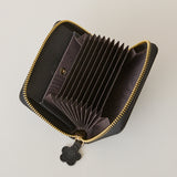 ◆CORRECT限定◆HASHIBAMI【Ha-2502-203 フラワーパッチ ハーフウォレット】ブラック