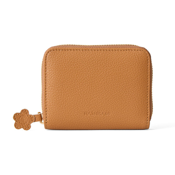 ◆CORRECT限定◆HASHIBAMI【Ha-2502-203 フラワーパッチ ハーフウォレット】ブラウン