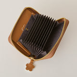 ◆CORRECT限定◆HASHIBAMI【Ha-2502-203 フラワーパッチ ハーフウォレット】ブラウン