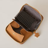 ◆CORRECT限定◆HASHIBAMI【Ha-2502-203 フラワーパッチ ハーフウォレット】ブラウン