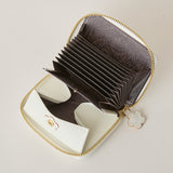 ◆CORRECT限定◆HASHIBAMI【Ha-2502-203 フラワーパッチ ハーフウォレット】ホワイト