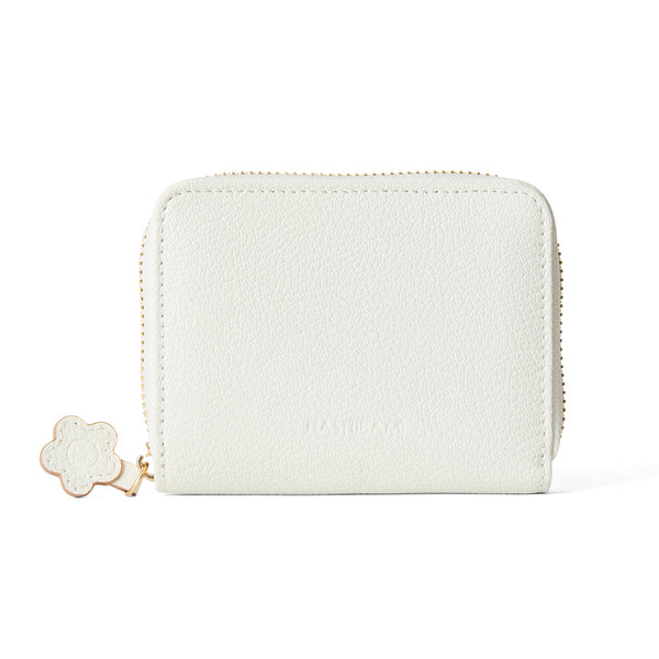 ◆CORRECT限定◆HASHIBAMI【Ha-2502-203 フラワーパッチ ハーフウォレット】ホワイト