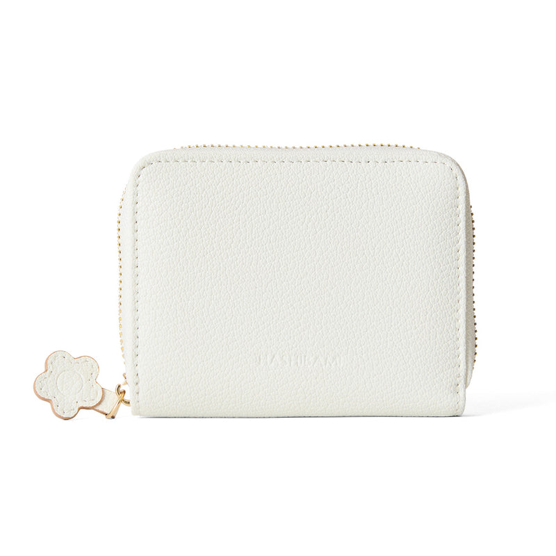 ◆CORRECT限定◆HASHIBAMI【Ha-2502-203 フラワーパッチ ハーフウォレット】ホワイト