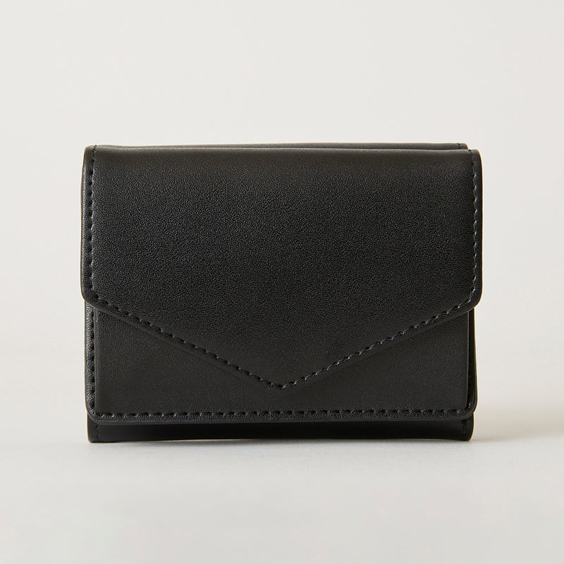 ◆CORRECT限定◆HASHIBAMI【Ha-2502-205 フェズ Wフェイス ミニウォレット】ブラック