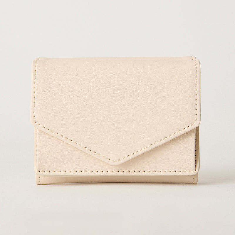 ◆CORRECT限定◆HASHIBAMI【Ha-2502-205 フェズ Wフェイス ミニウォレット】アイボリー