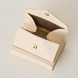 ◆CORRECT限定◆HASHIBAMI【Ha-2502-205 フェズ Wフェイス ミニウォレット】アイボリー