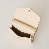 ◆CORRECT限定◆HASHIBAMI【Ha-2502-205 フェズ Wフェイス ミニウォレット】アイボリー