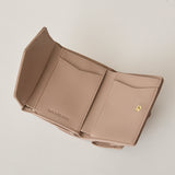 ◆CORRECT限定◆HASHIBAMI【Ha-2502-205 フェズ Wフェイス ミニウォレット】ローズグレー