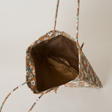 ◆CORRECT限定◆HASHIBAMI【Ha-2502-302 フラワープリント トートボックスバッグ】チャイ