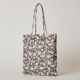 ◆CORRECT限定◆HASHIBAMI【Ha-2502-302 フラワープリント トートボックスバッグ】ダークブラウン