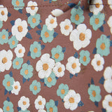 ◆CORRECT限定◆HASHIBAMI【Ha-2502-302 フラワープリント トートボックスバッグ】ダークブラウン