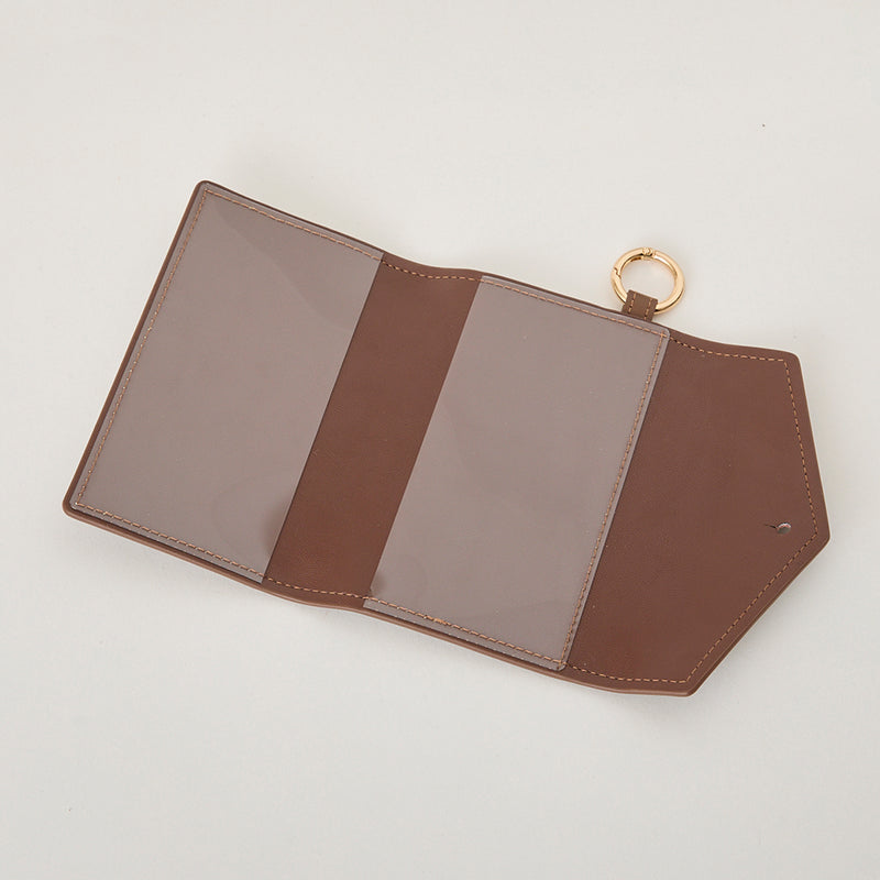 ◆CORRECT限定◆HASHIBAMI【Ha-2502-305 アクスタ入れ　ノート型チャーム】ダークブラウン