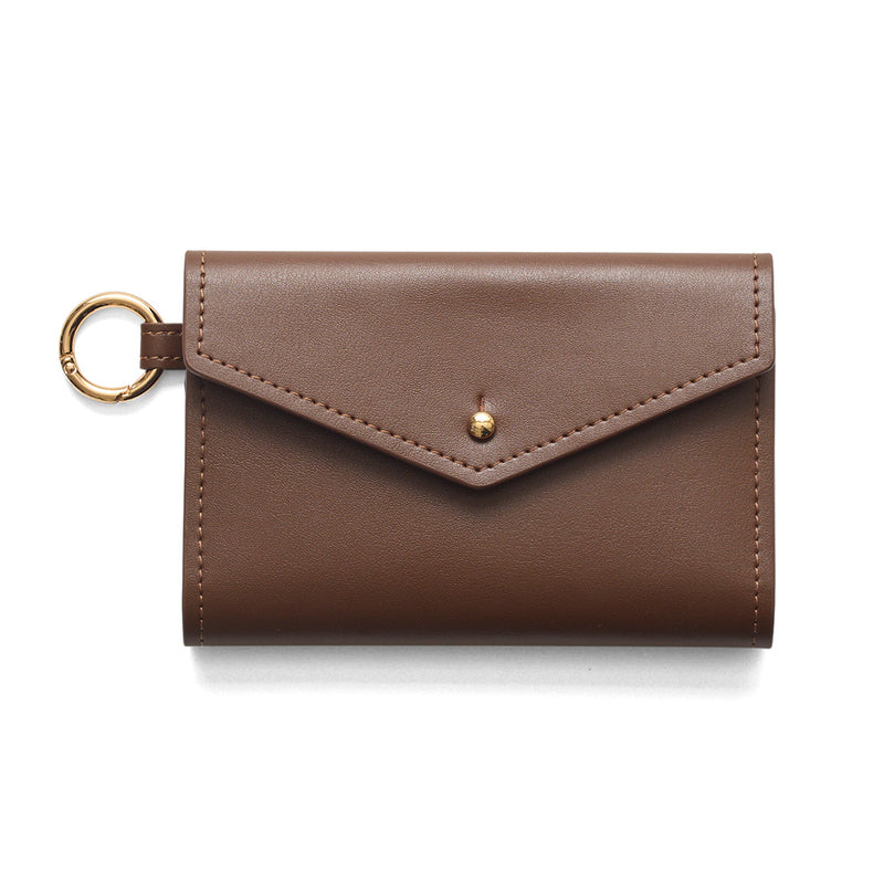 ◆CORRECT限定◆HASHIBAMI【Ha-2502-305 アクスタ入れ　ノート型チャーム】ダークブラウン