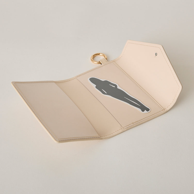 ◆CORRECT限定◆HASHIBAMI【Ha-2502-305 アクスタ入れ　ノート型チャーム】アイボリー