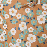 ◆CORRECT限定◆HASHIBAMI【Ha-2502-308 フラワープリント ポーチ】チャイ