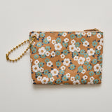 ◆CORRECT限定◆HASHIBAMI【Ha-2502-308 フラワープリント ポーチ】チャイ